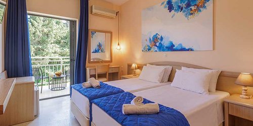 Primavera Hotel Corfu — outdoor pool and garden in Dassia